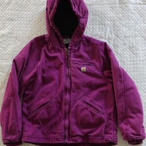 Carhartt Kids Puffer Jacket in Rich Purple